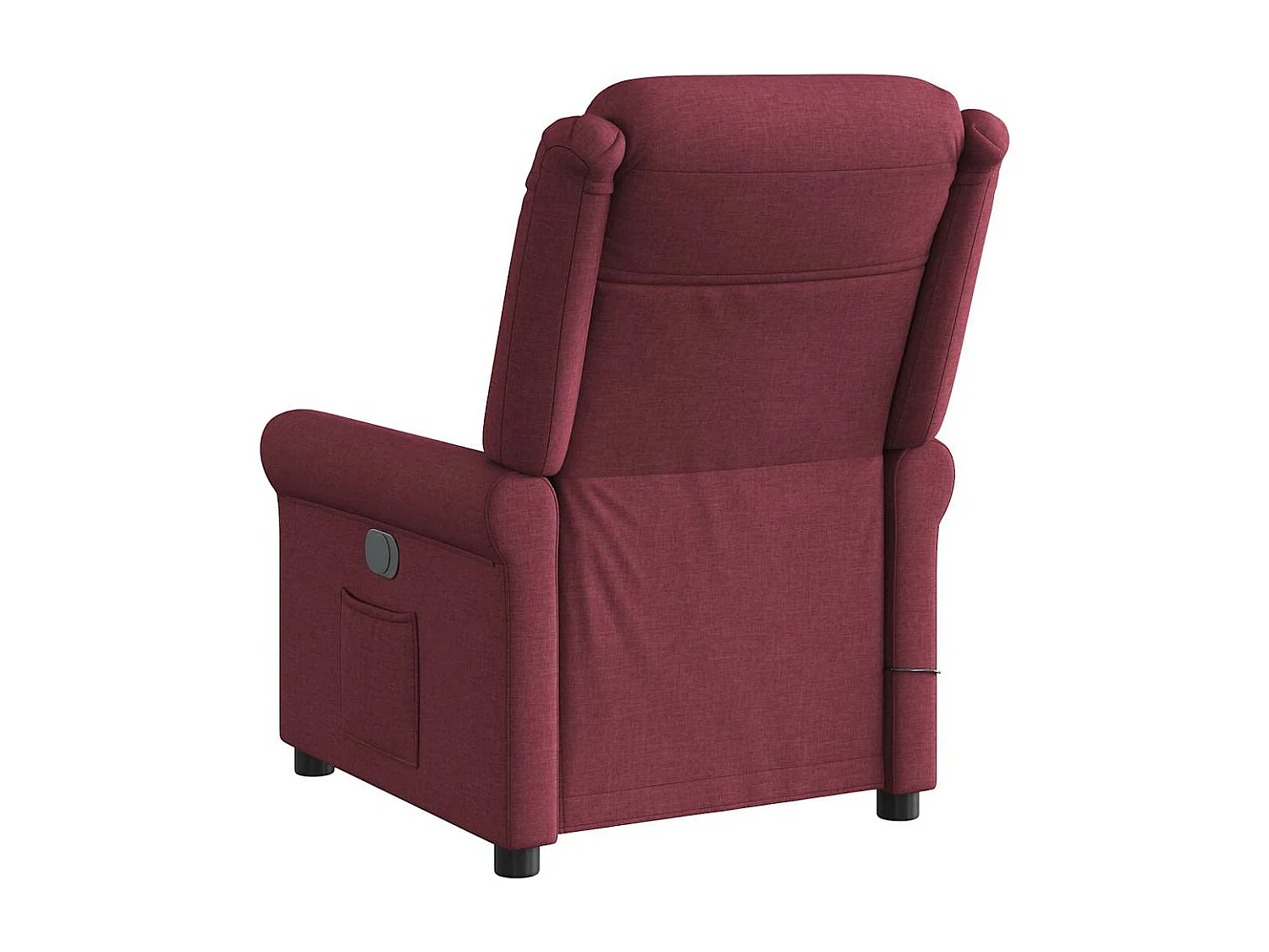 Fauteuil de massage inclinable Rouge bordeaux Tissu