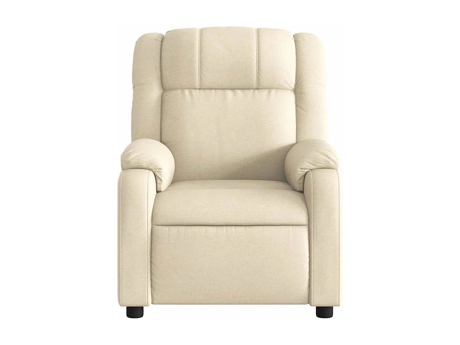Massagesessel Creme Stoff