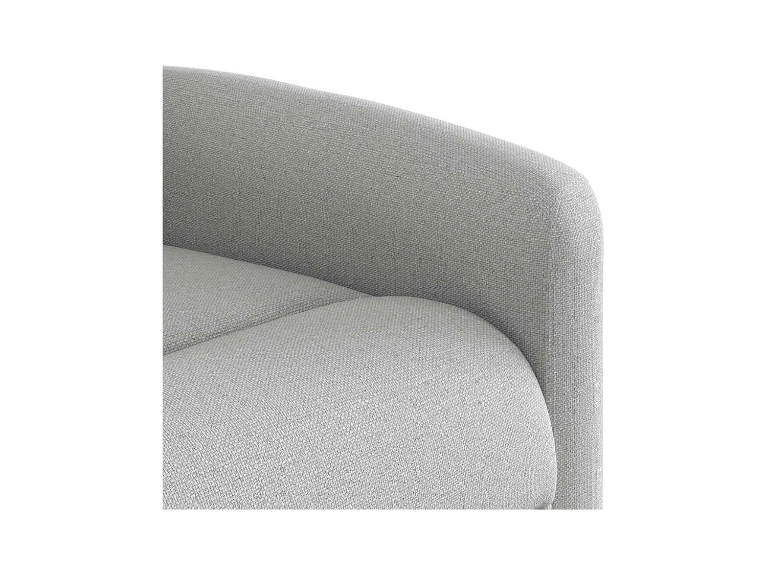 Massagestoel verstelbaar stof wolk grijs