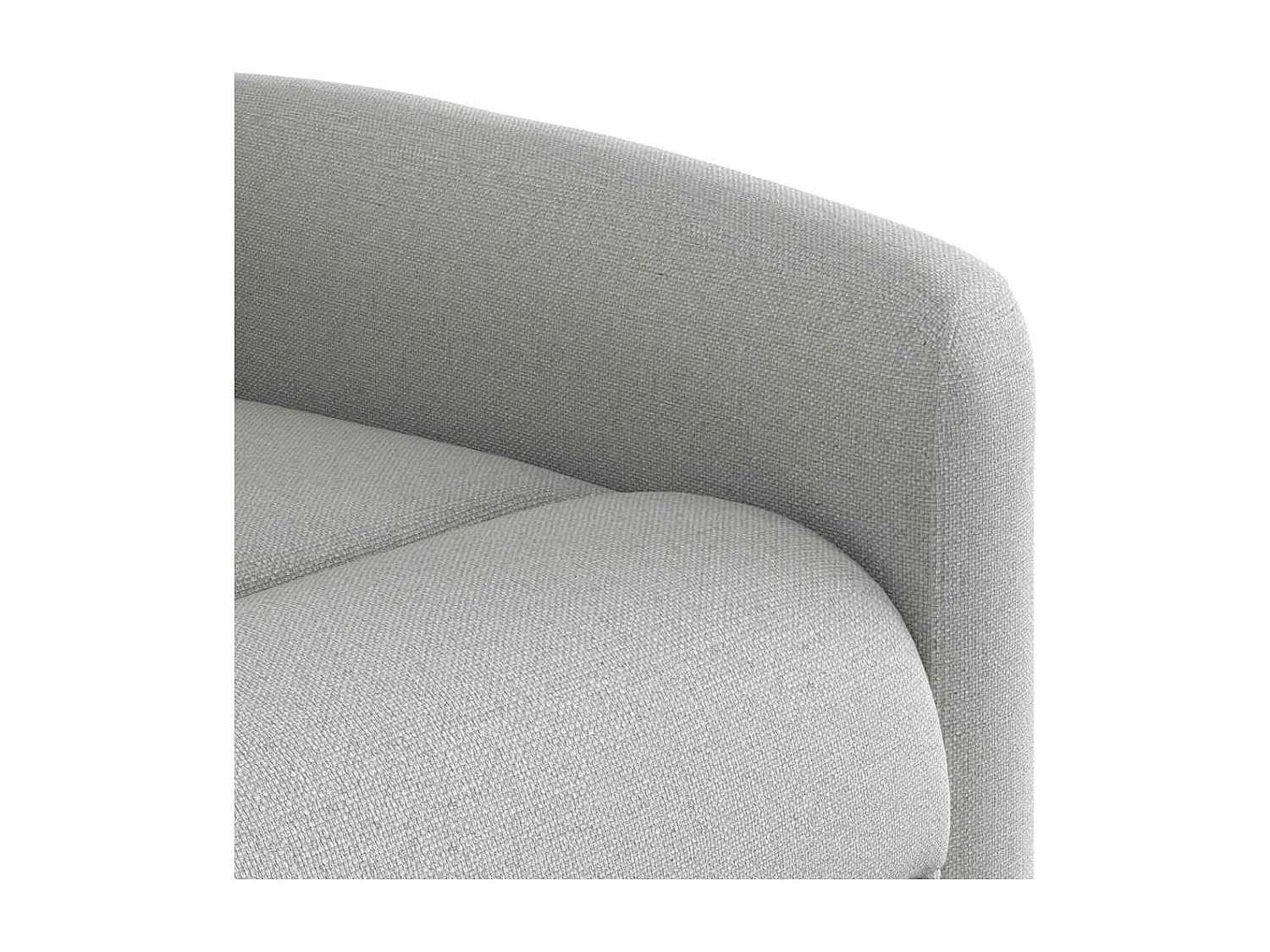 Fauteuil de massage inclinable gris nuage tissu
