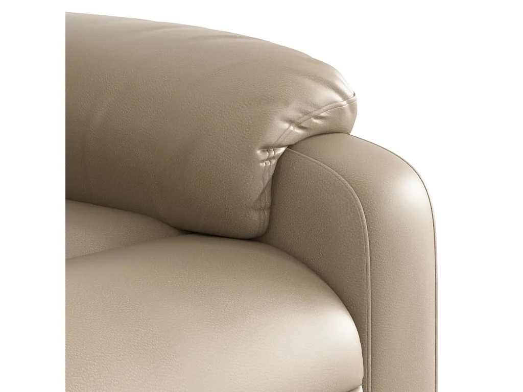 Fauteuil de massage inclinable Cappuccino Similicuir