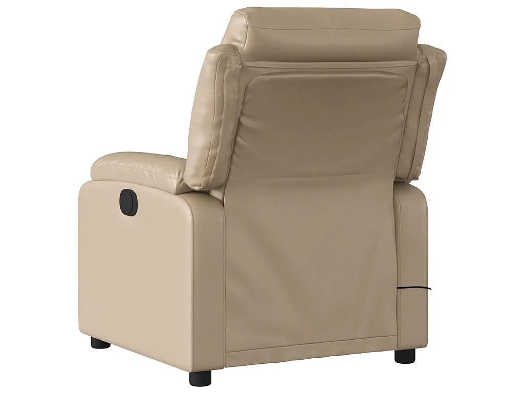 Fauteuil de massage inclinable Cappuccino Similicuir