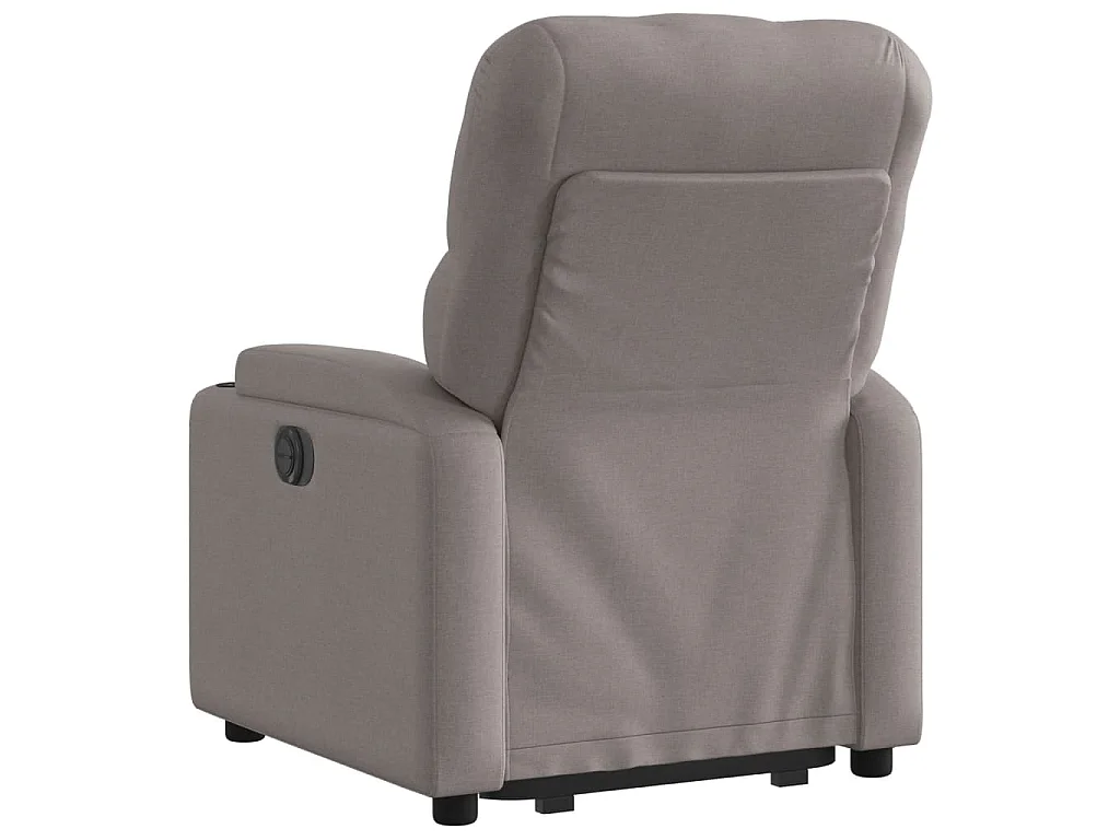 Sta-op-stoel elektrisch verstelbaar stof taupe