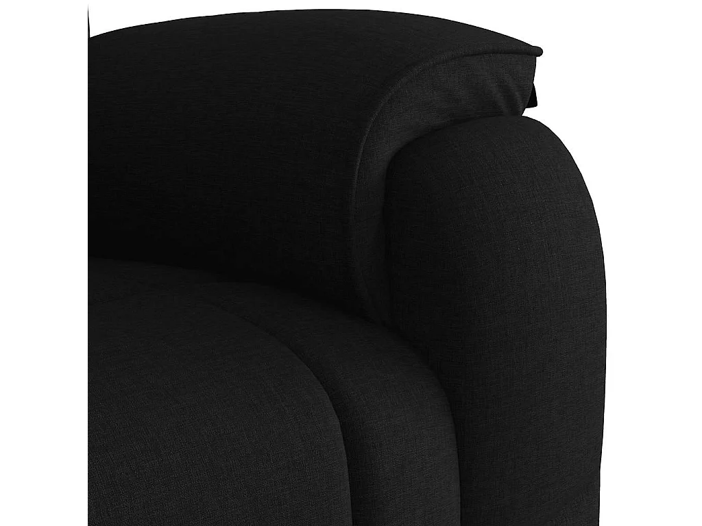 Massagesessel Schwarz Stoff