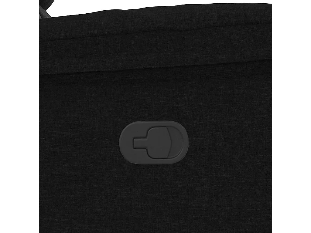 Massagesessel Schwarz Stoff