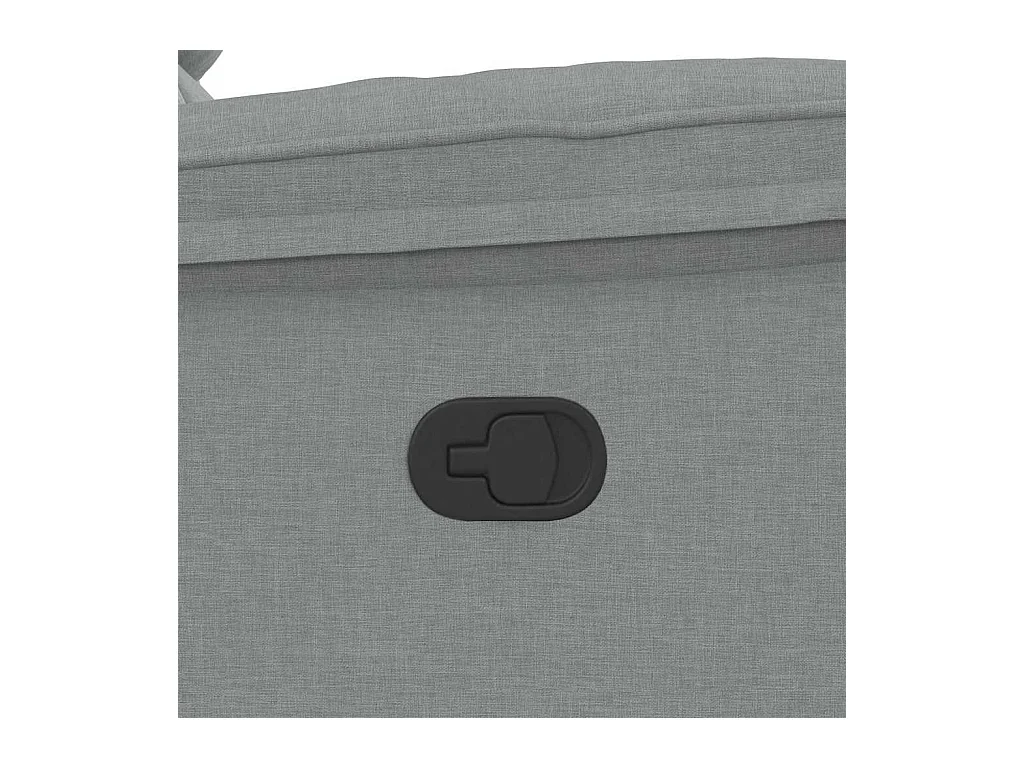 Massagestoel verstelbaar stof lichtgrijs