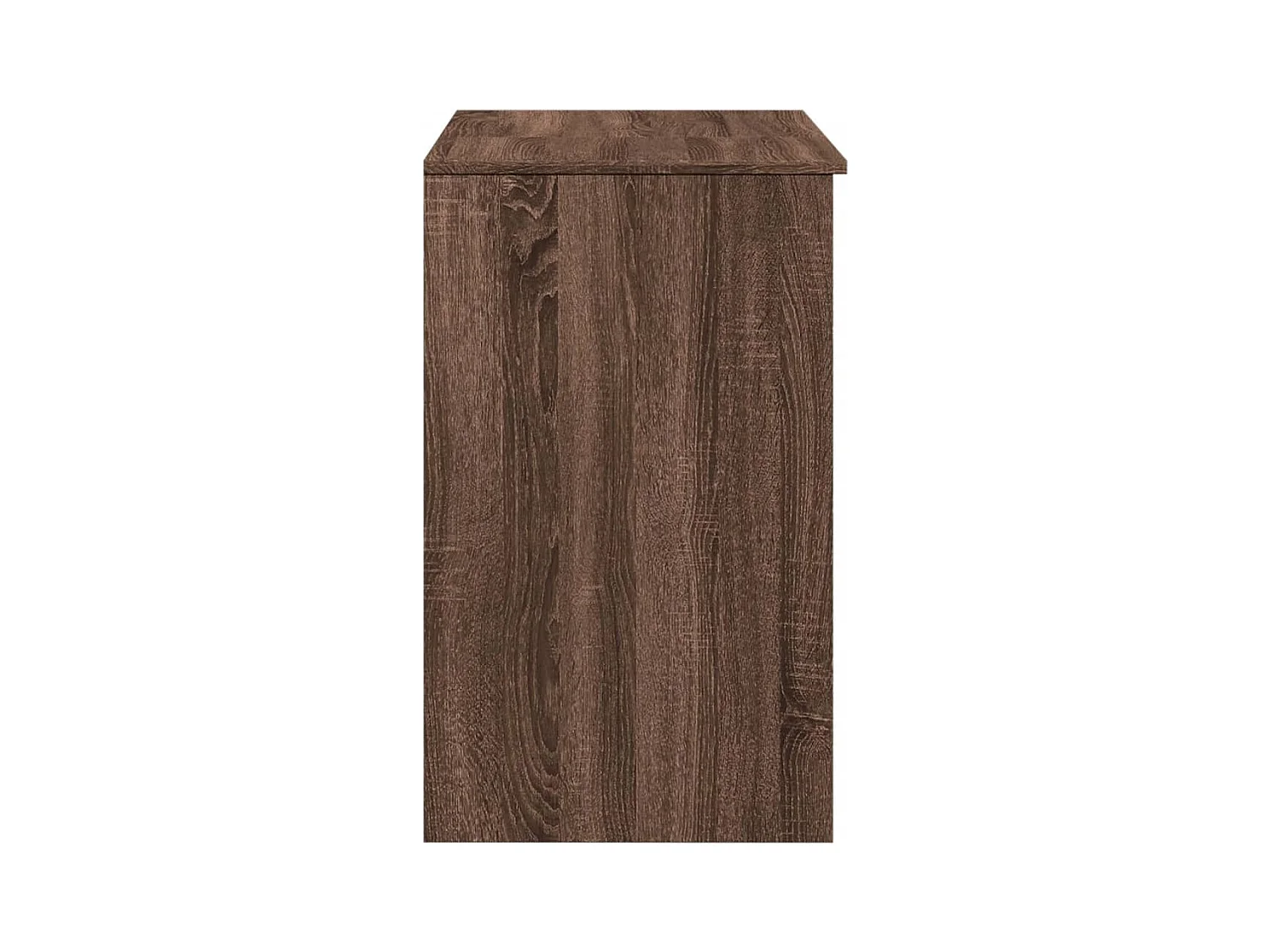 Coiffeuse avec miroir chêne marron 73x46,5x120 cm