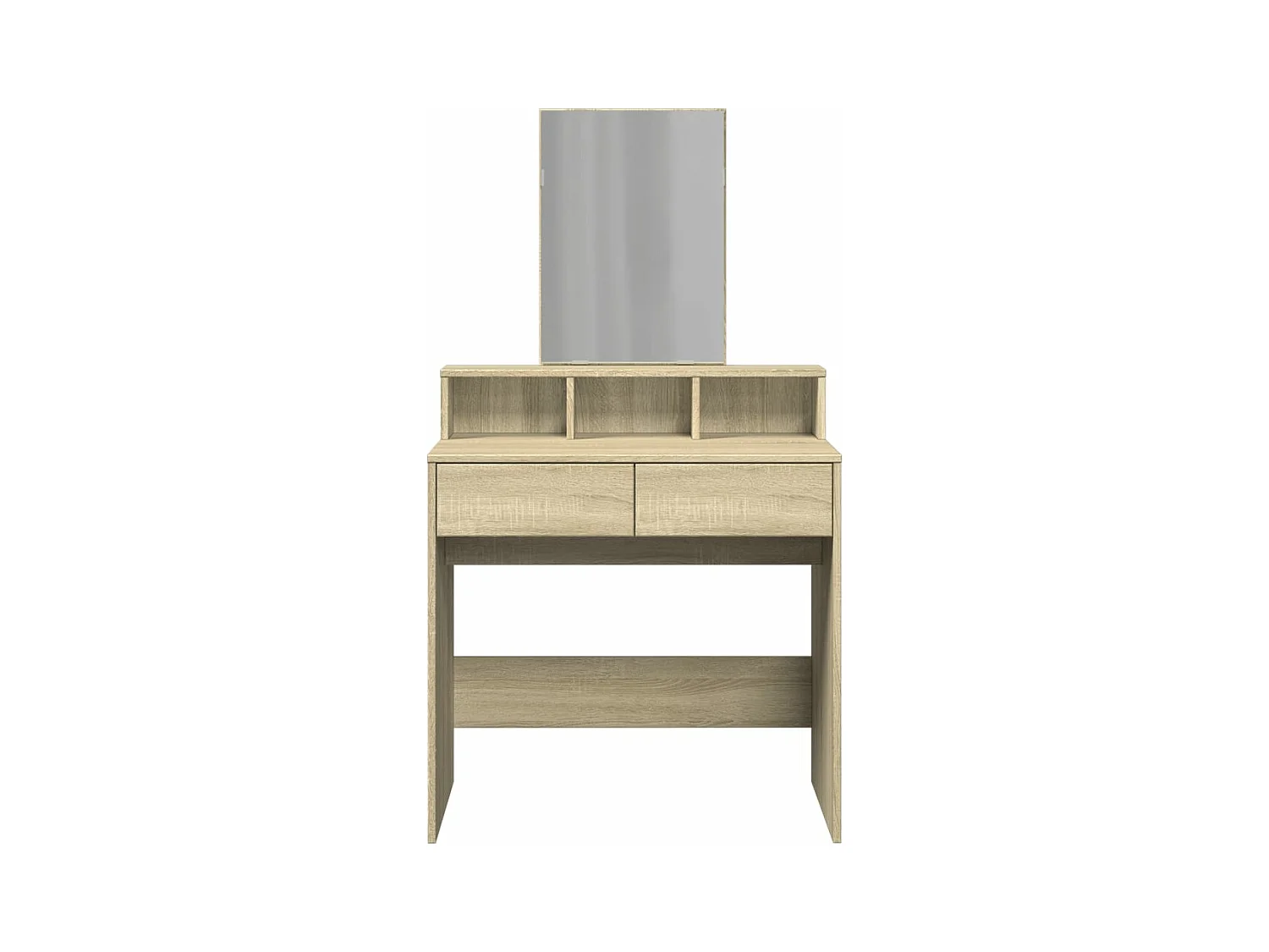 Coiffeuse avec miroir chêne sonoma 80x41x144,5 cm