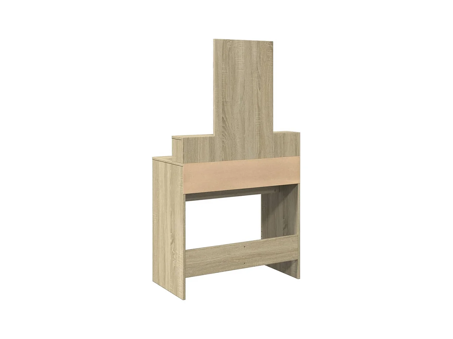 Coiffeuse avec miroir chêne sonoma 80x41x144,5 cm