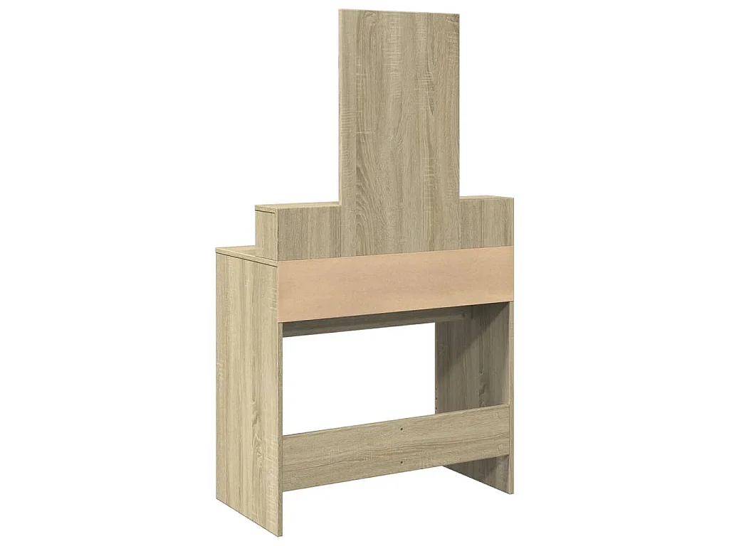 Schminktisch mit Spiegel Sonoma-Eiche 80x41x144,5 cm