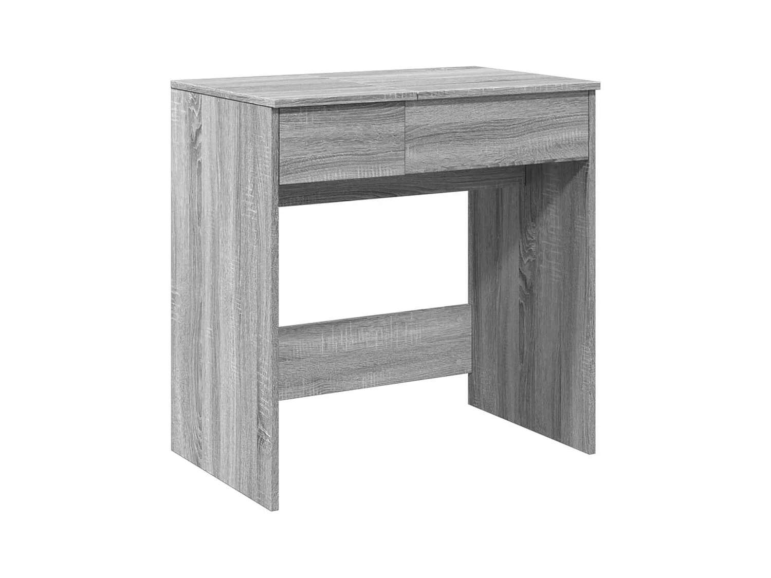 Toeletta con Specchio Grigio Sonoma 73x46,5x120 cm