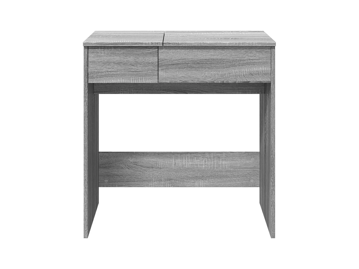 Toeletta con Specchio Grigio Sonoma 73x46,5x120 cm