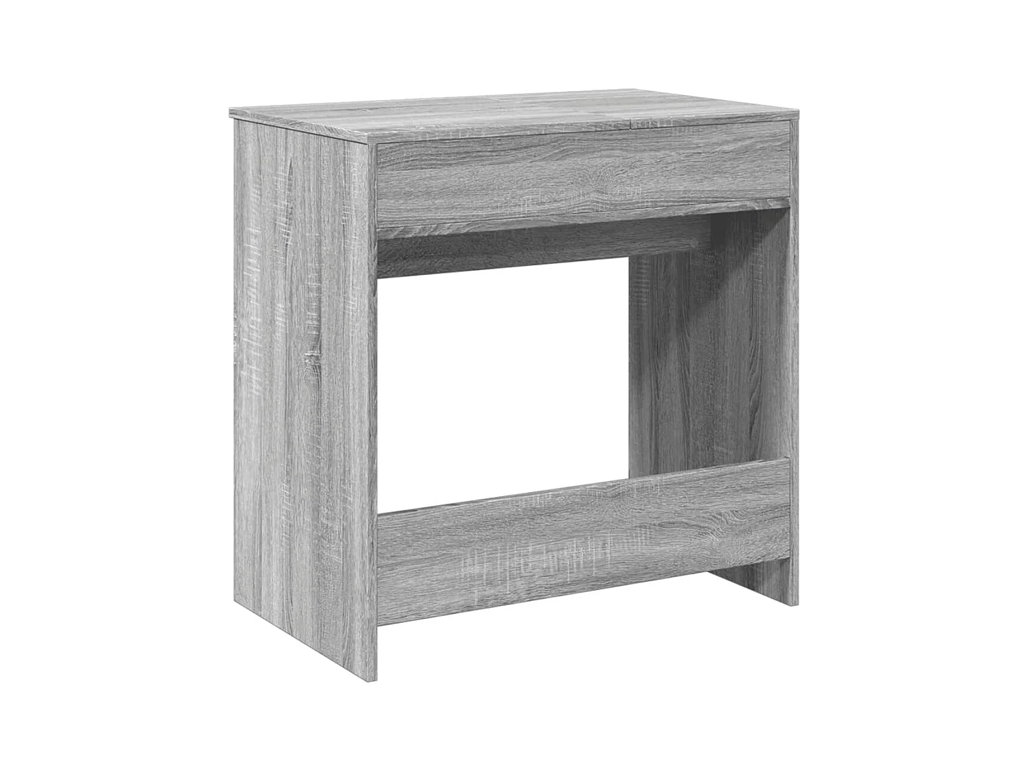 Toeletta con Specchio Grigio Sonoma 73x46,5x120 cm