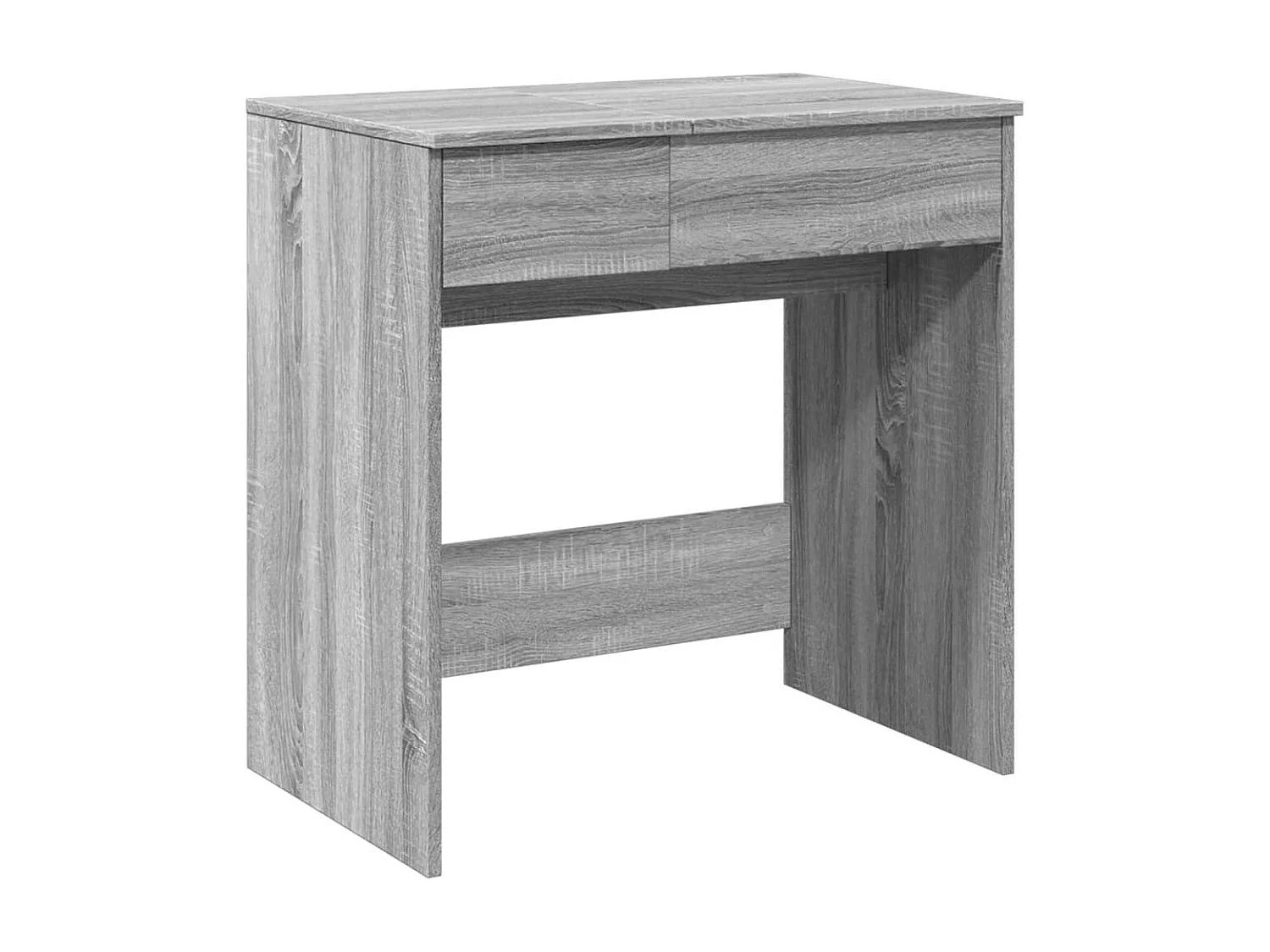 Coiffeuse avec miroir sonoma gris 73x46,5x120 cm