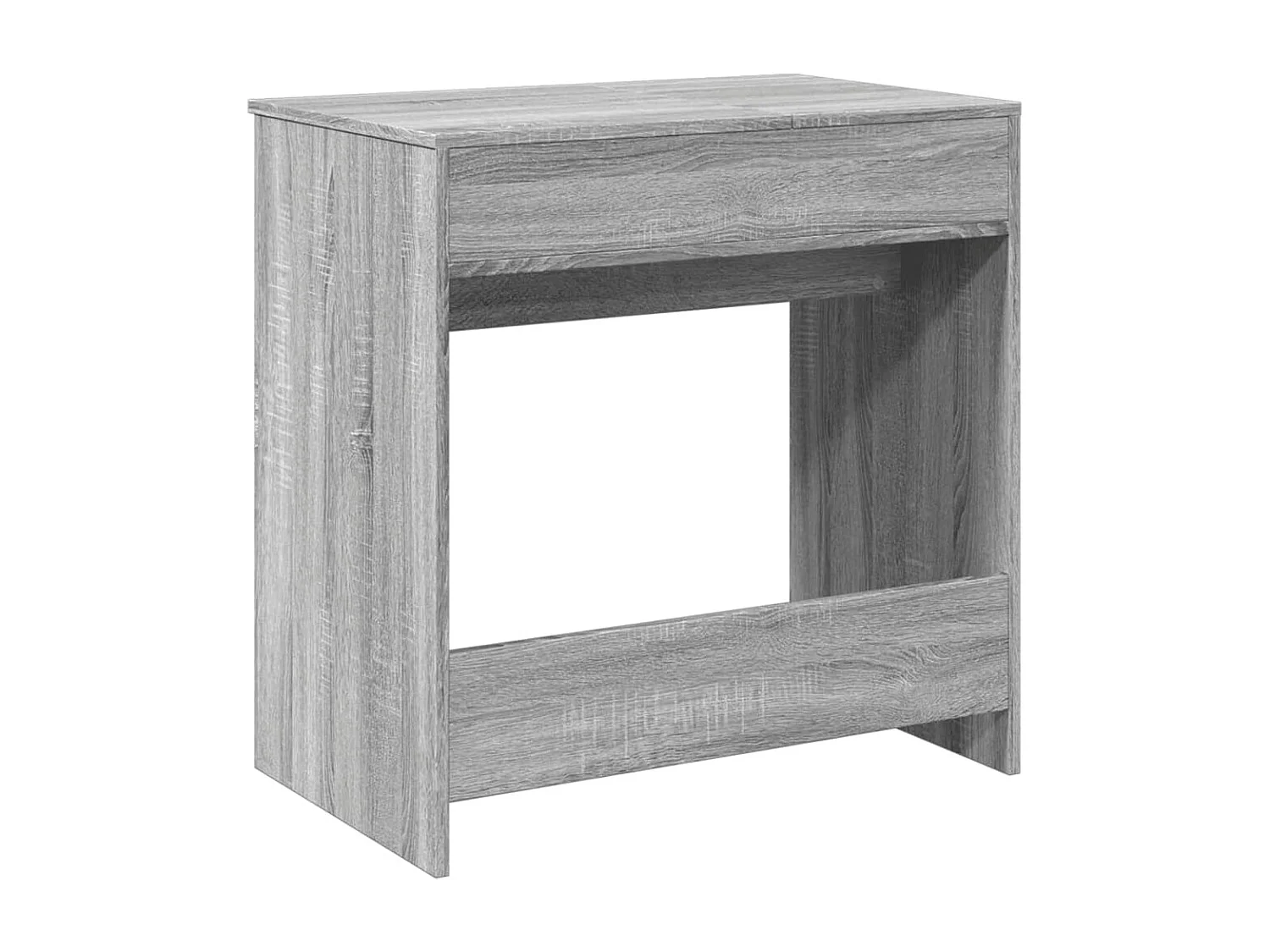 Coiffeuse avec miroir sonoma gris 73x46,5x120 cm