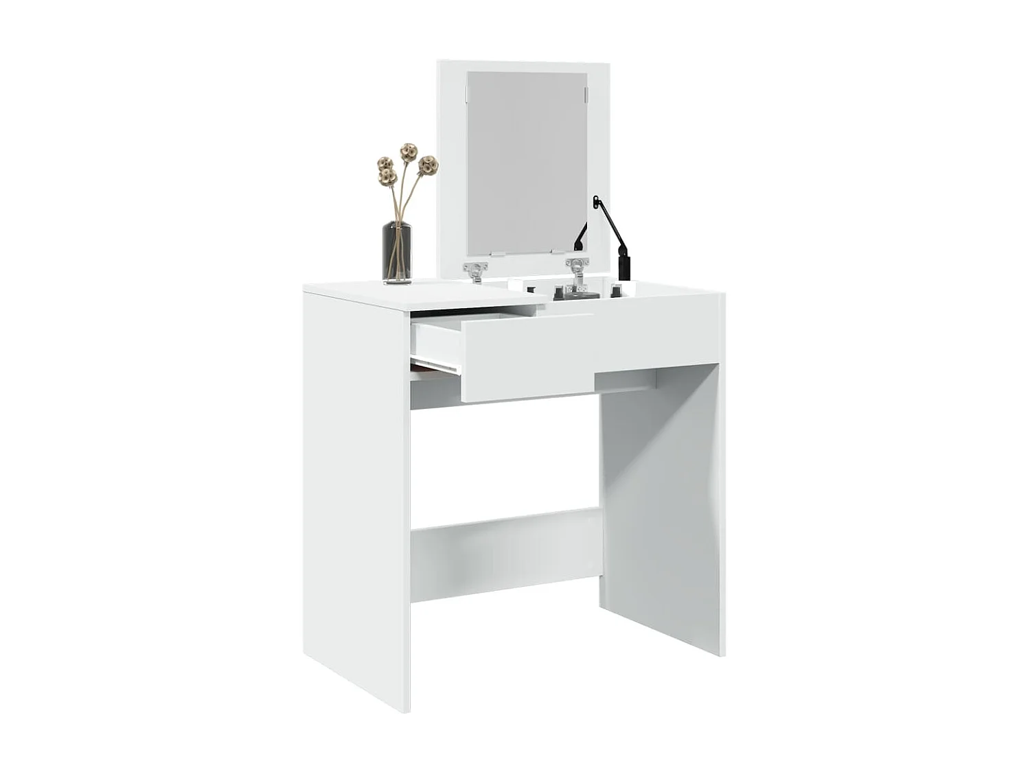 Toucador com espelho 73x46,5x120 cm cor branco