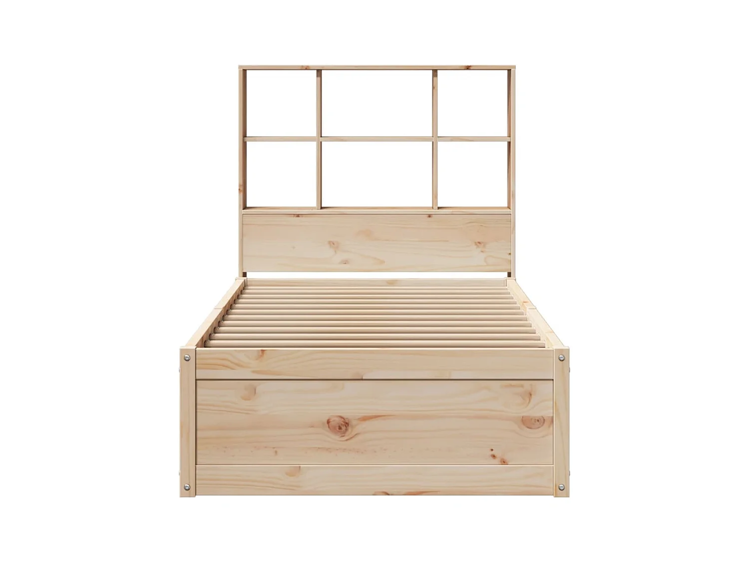 Cadre de lit sans matelas 90x200 cm bois de pin massif