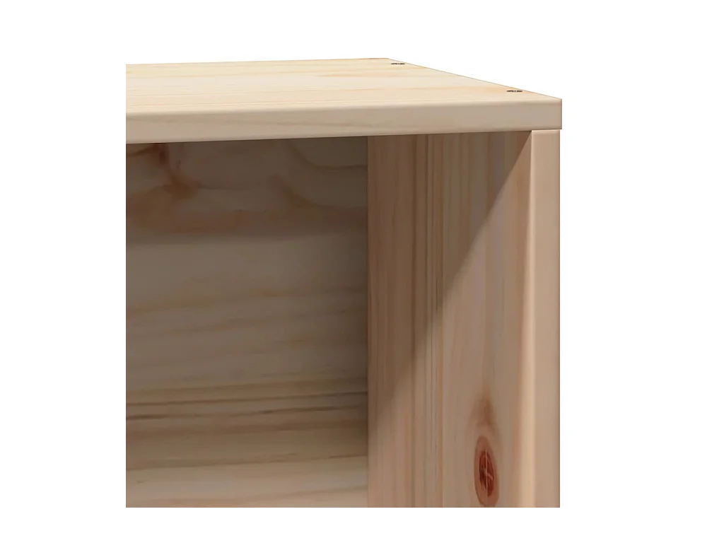 Giroletto senza Materasso 90x200 cm in Legno Massello di Pino