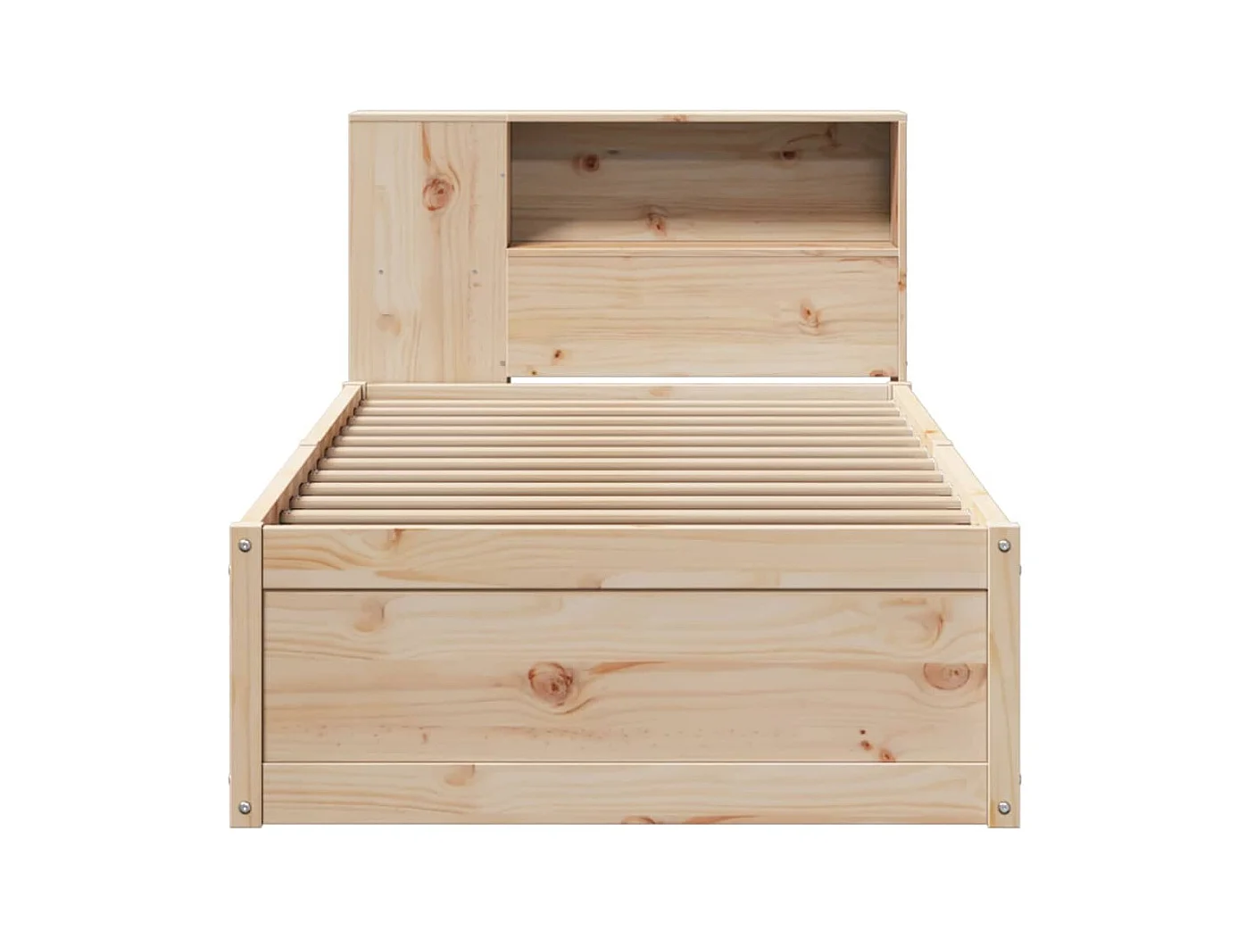 Cadre de lit sans matelas 90x190 cm bois de pin massif