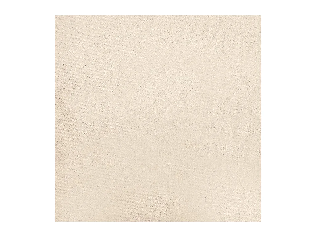 Sessel mit Hocker Beige 60 cm Mikrofasergewebe