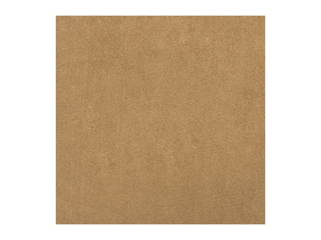 Sessel mit Hocker Braun 60 cm Samt