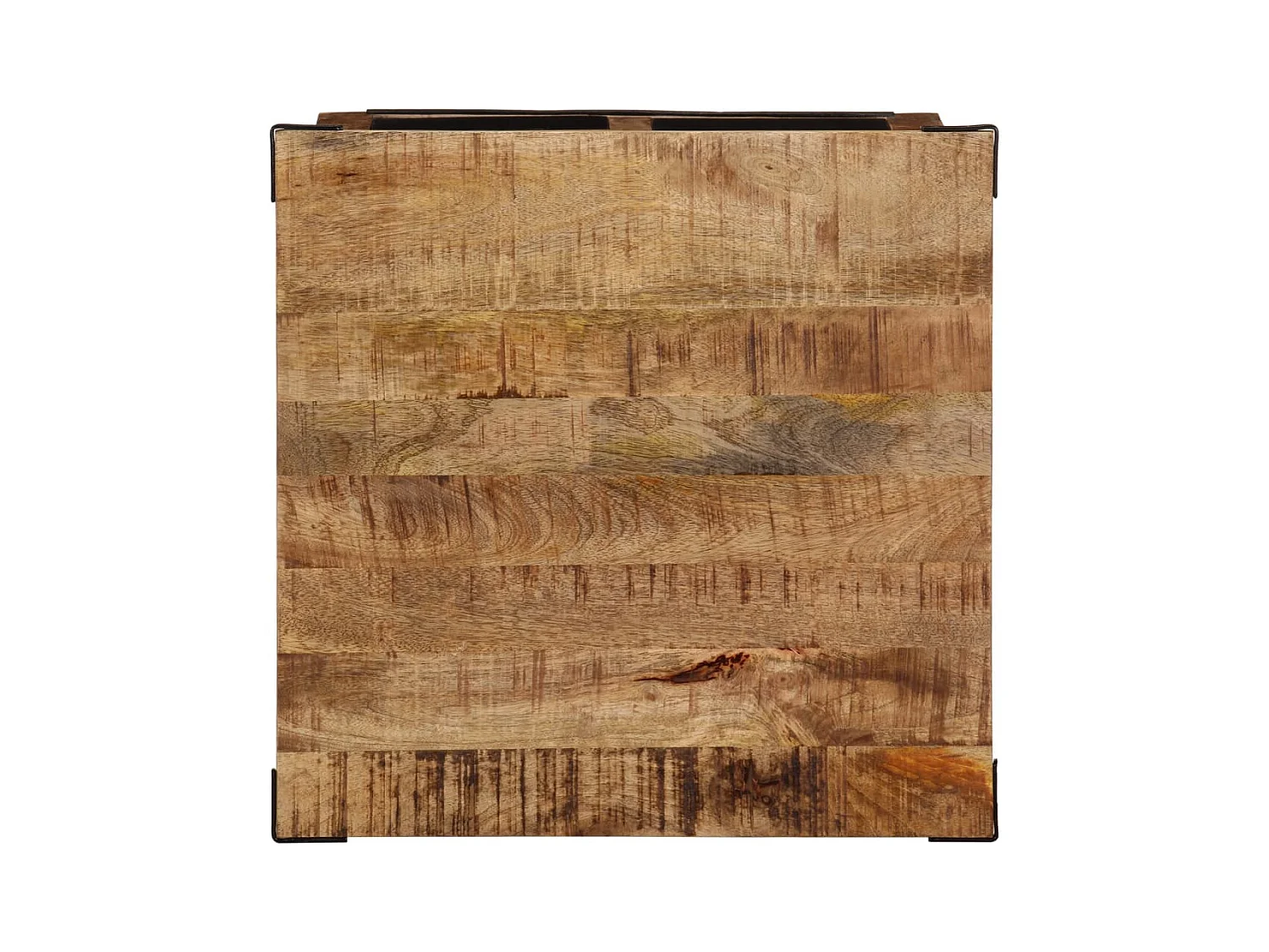 Salontafel met lades 50x50x40 cm massief mangohout