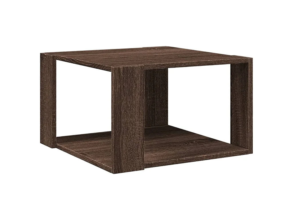 Couchtisch Braun Eichen-Optik 51,5x51,5x30 cm Holzwerkstoff