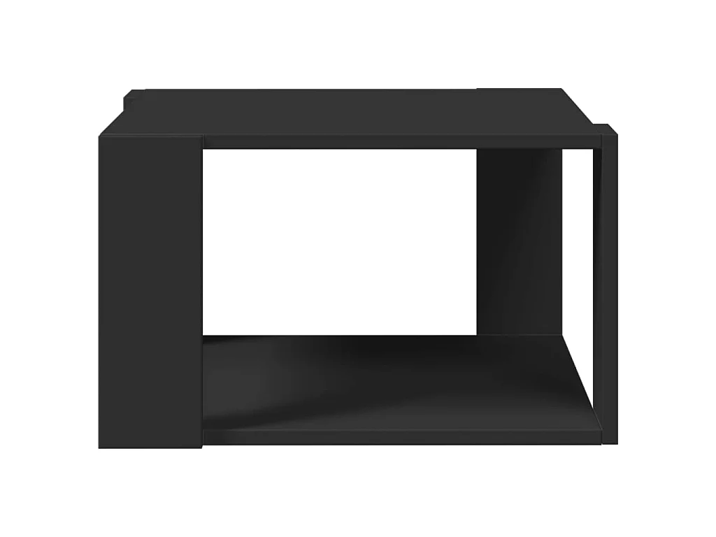 Couchtisch Schwarz 51,5x51,5x30 cm Holzwerkstoff