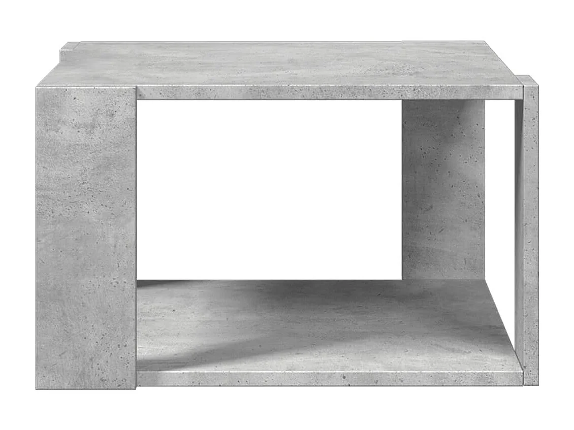 Couchtisch Betongrau 51,5x51,5x30 cm Holzwerkstoff