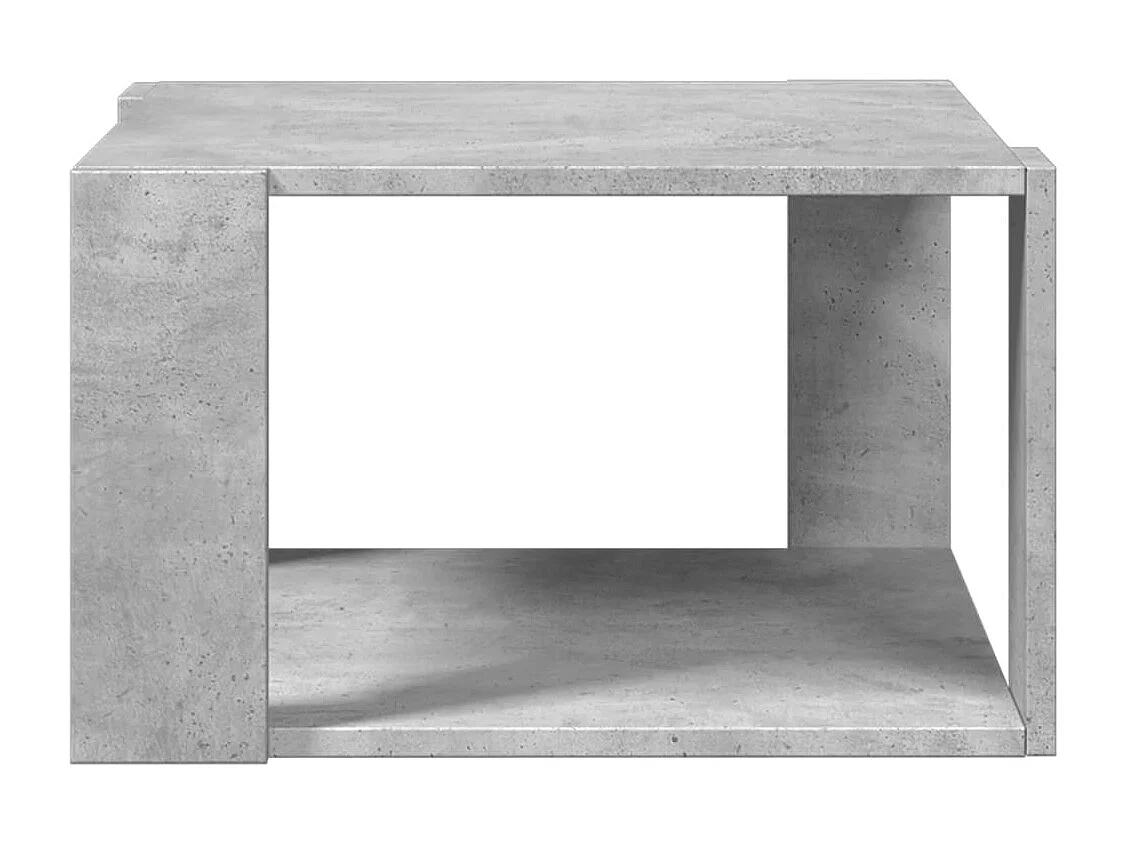 Couchtisch Betongrau 51,5x51,5x30 cm Holzwerkstoff