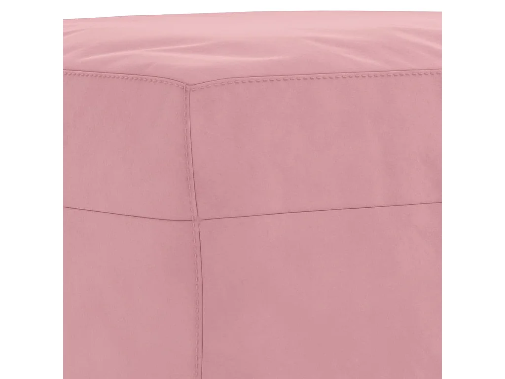 Ensemble de canapés 3 pcs rose velours