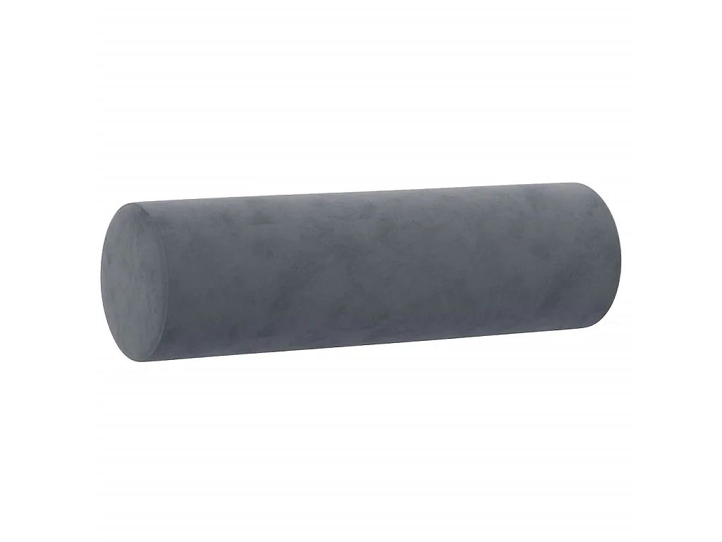Ensemble de canapés 4 pcs avec coussins gris foncé velours