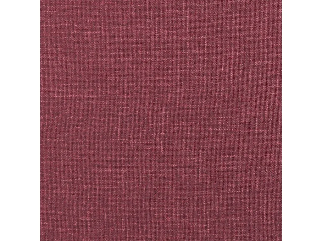 Ensemble de canapés 2 pcs avec coussins rouge bordeaux tissu