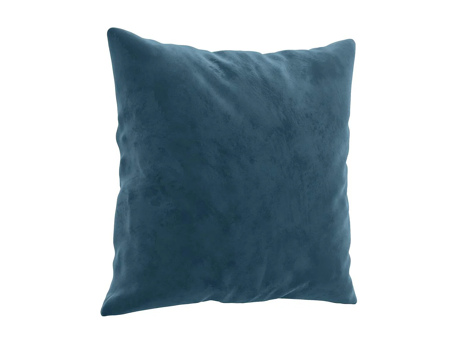 Canapé 2 places avec oreillers décoratifs bleu 140 cm velours