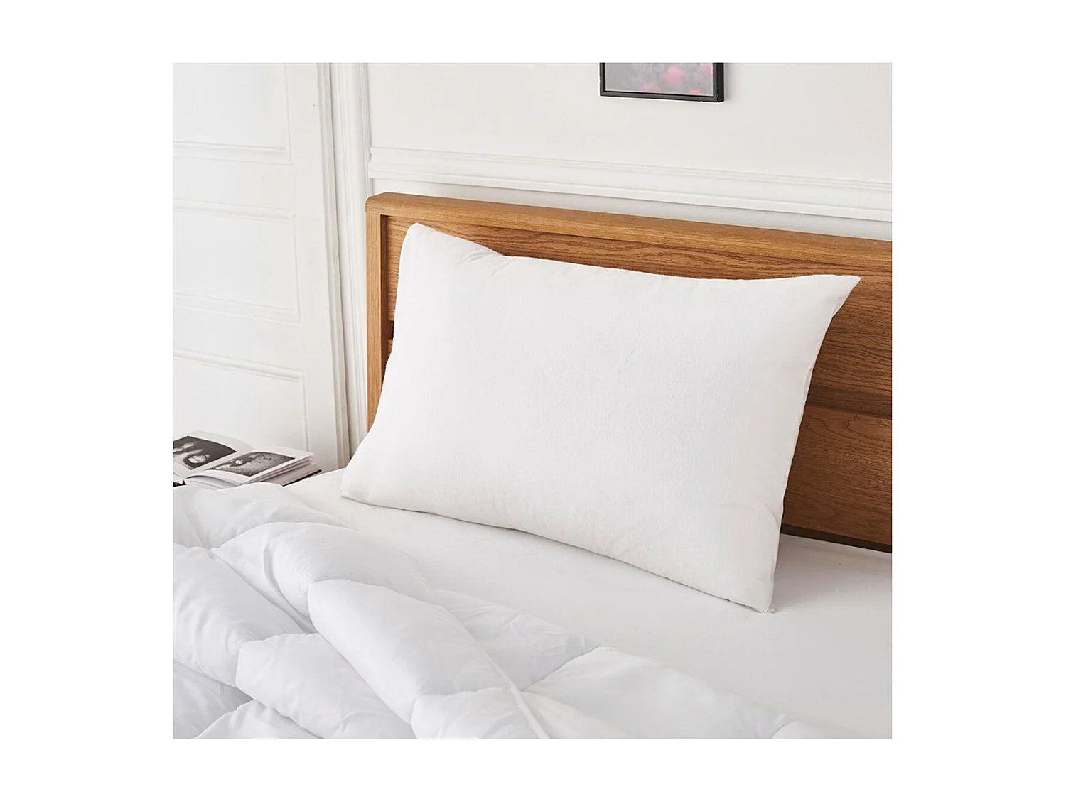 Protège oreiller molleton anti-acariens impérméable 50x70cm