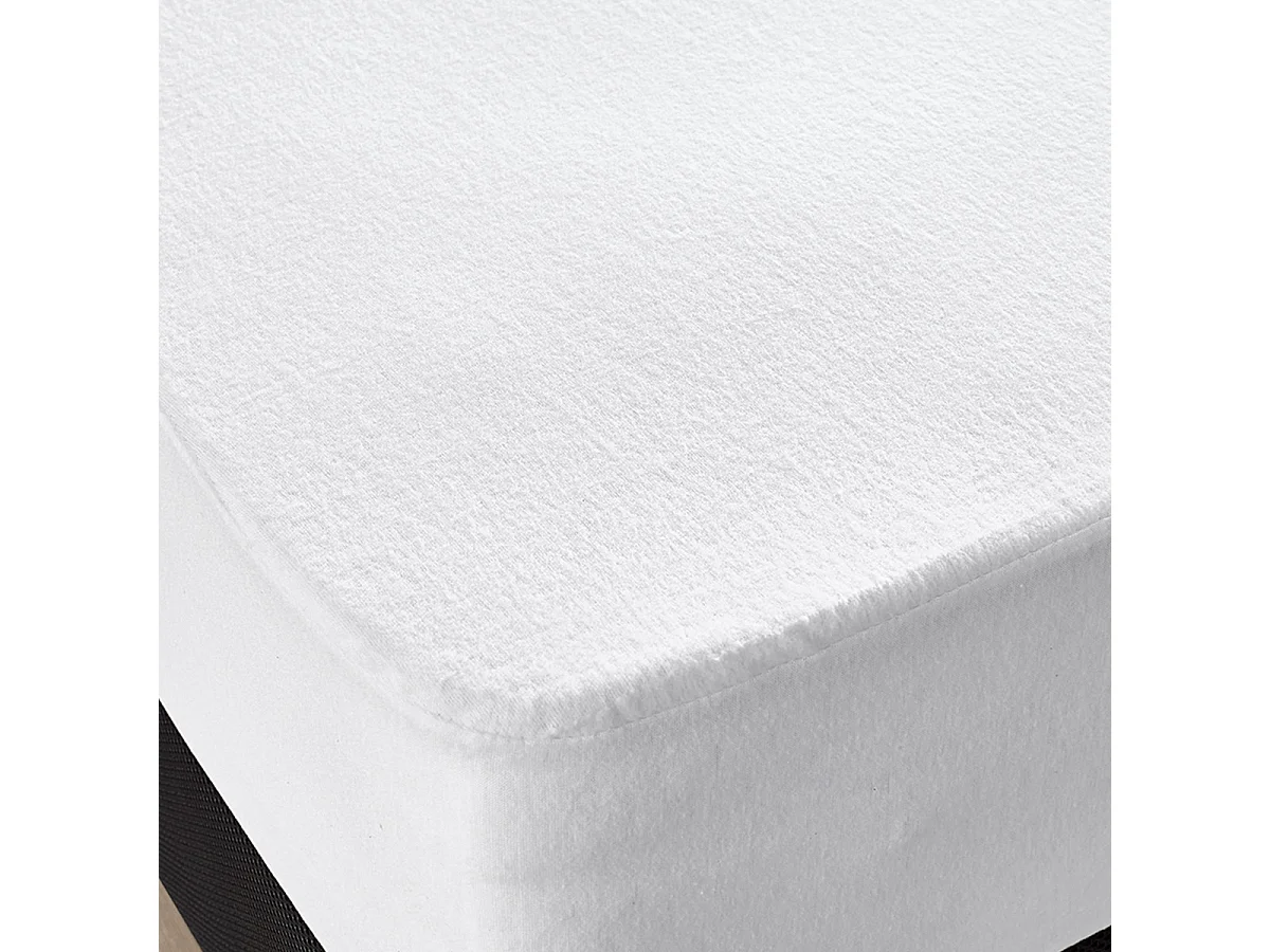 Protège-matelas anti-acariens absorbant coton 160x200cm