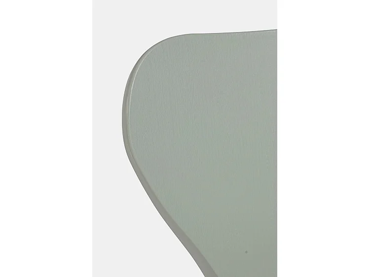 Lot de 4 chaises en polypropylène et pieds vert olive - TESSA