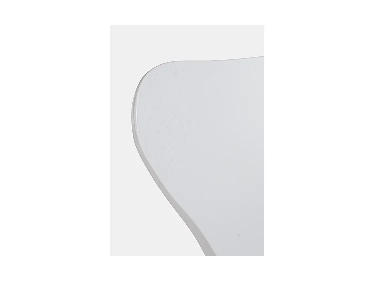 Satz von 4 hellgrauen Stühlen aus Polypropylen mit Stahlbeinen - TESSA