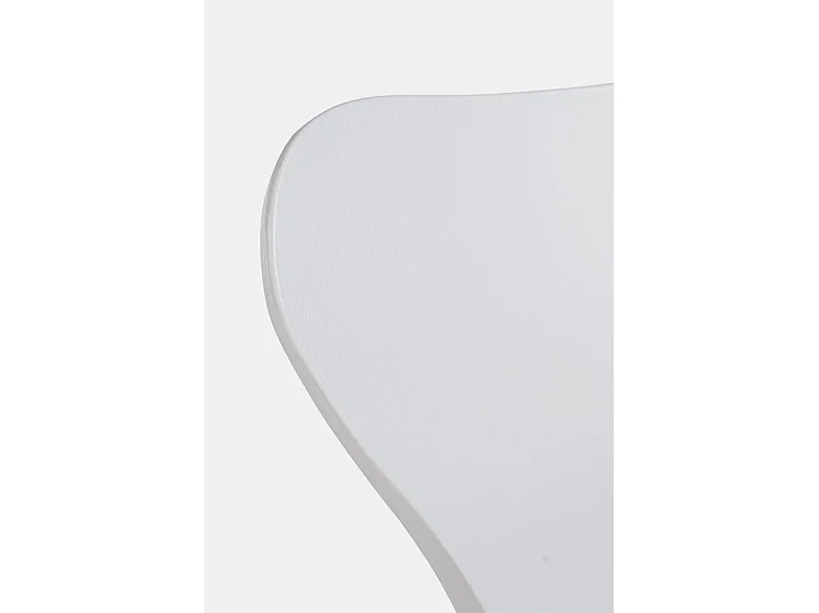 Lot de 4 chaises en polypropylène gris clair avec pieds en acier - TESSA