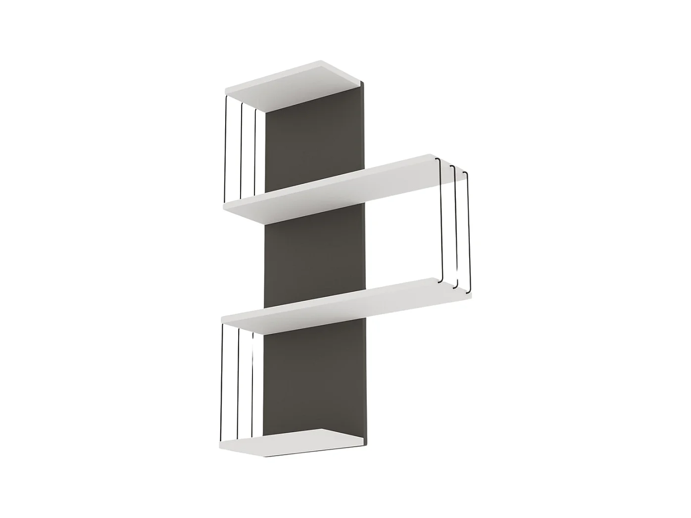 Etagère murale 4 tablettes H96 cm - CAMBEL