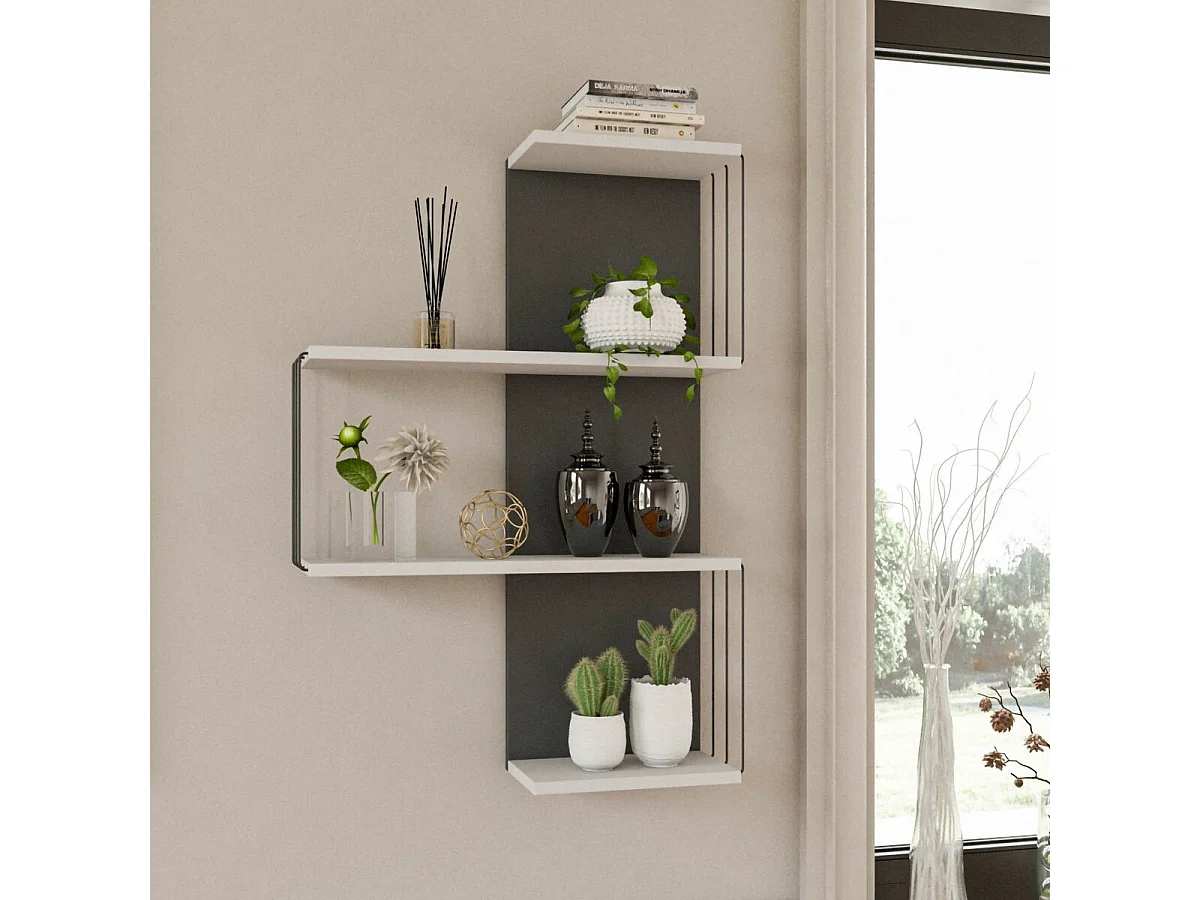 Etagère murale 4 tablettes H96 cm - CAMBEL