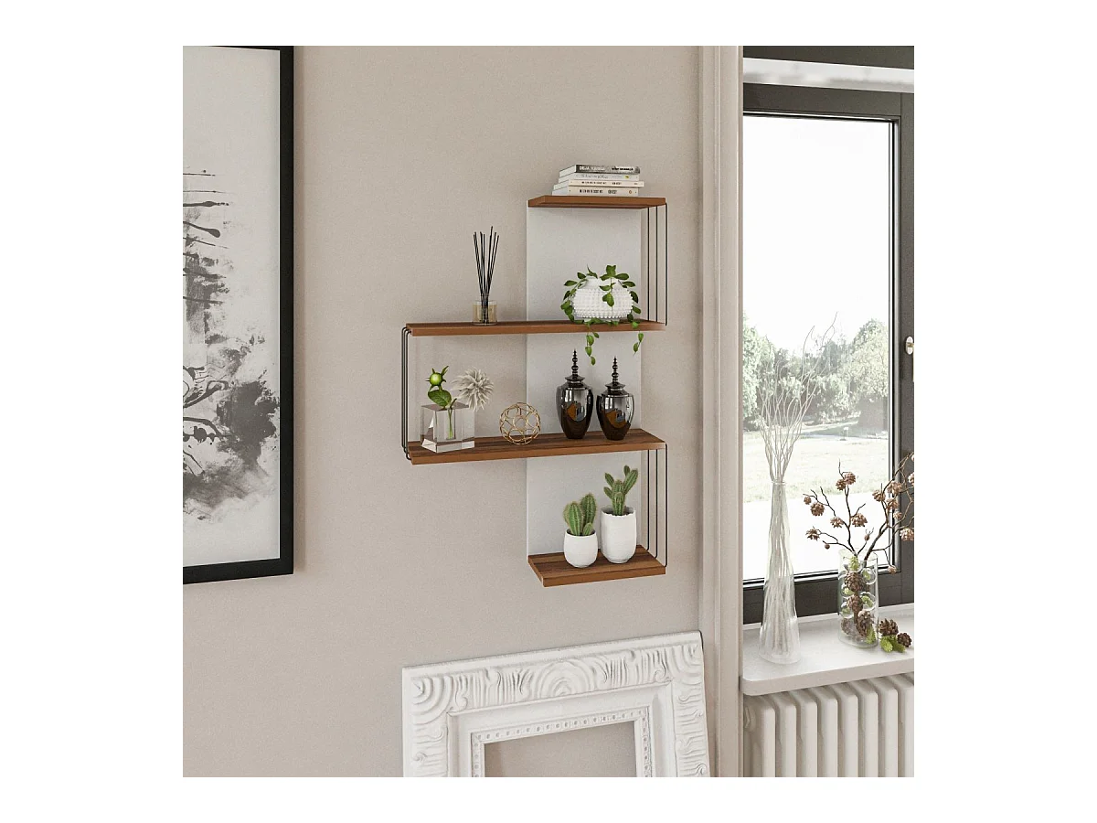 Etagère murale 4 tablettes H96 cm - CAMBEL
