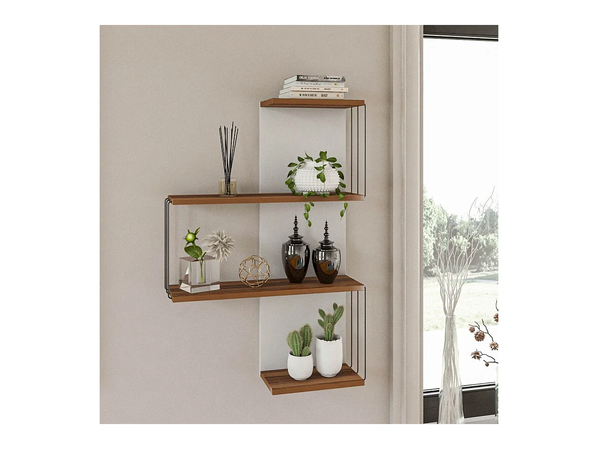 Etagère murale 4 tablettes H96 cm - CAMBEL
