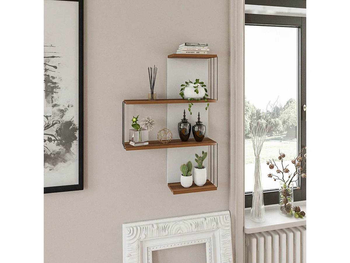 Etagère murale 4 tablettes H96 cm - CAMBEL