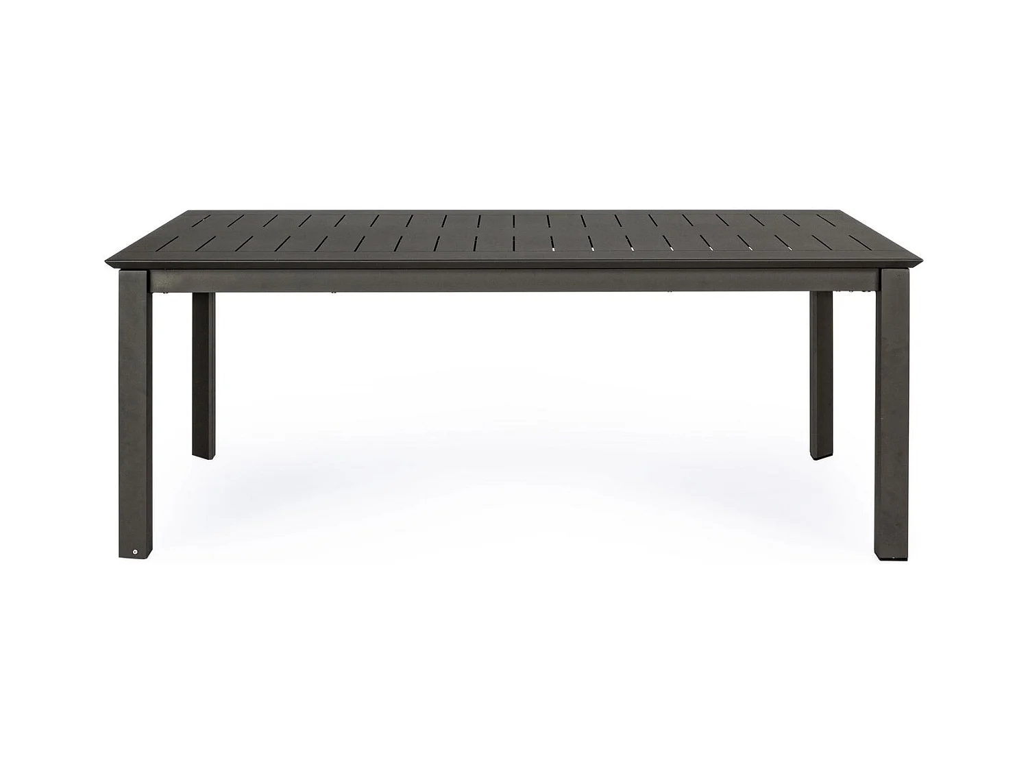 Stół rozkładany z antracytowego aluminium 200×110 cm - 300×110 cm - KONNOR