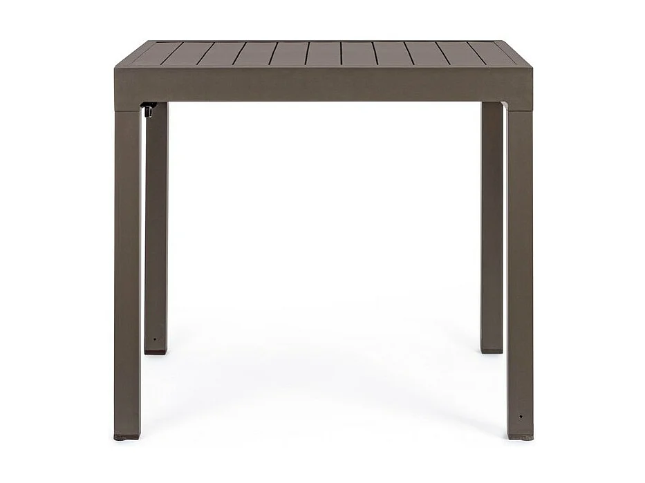 Table basse à rallonge en aluminium 83x80 cm - 166x80 cm - PELAGIUS