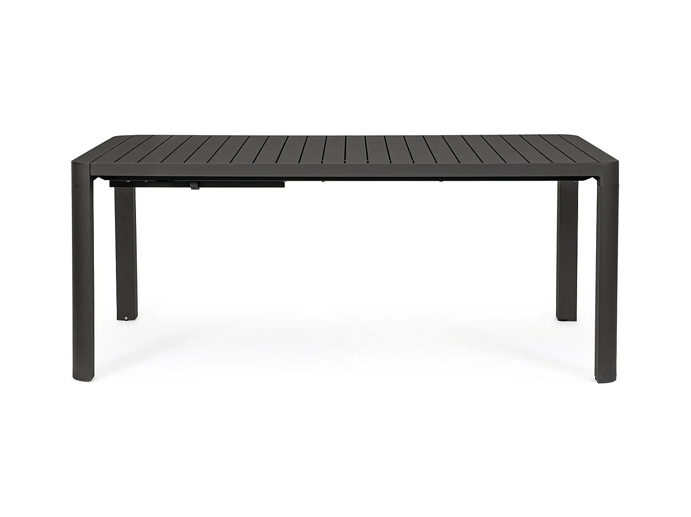 Uitschuiftafel in antraciet aluminium 180×100 cm - 240×100 cm - KIPLIN