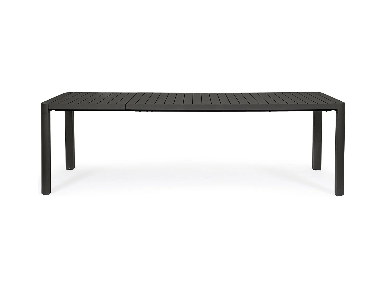 Uitschuiftafel in antraciet aluminium 180×100 cm - 240×100 cm - KIPLIN