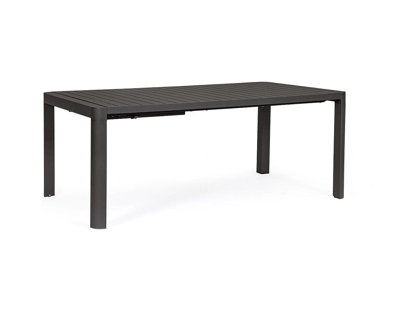 Uitschuiftafel in antraciet aluminium 180×100 cm - 240×100 cm - KIPLIN