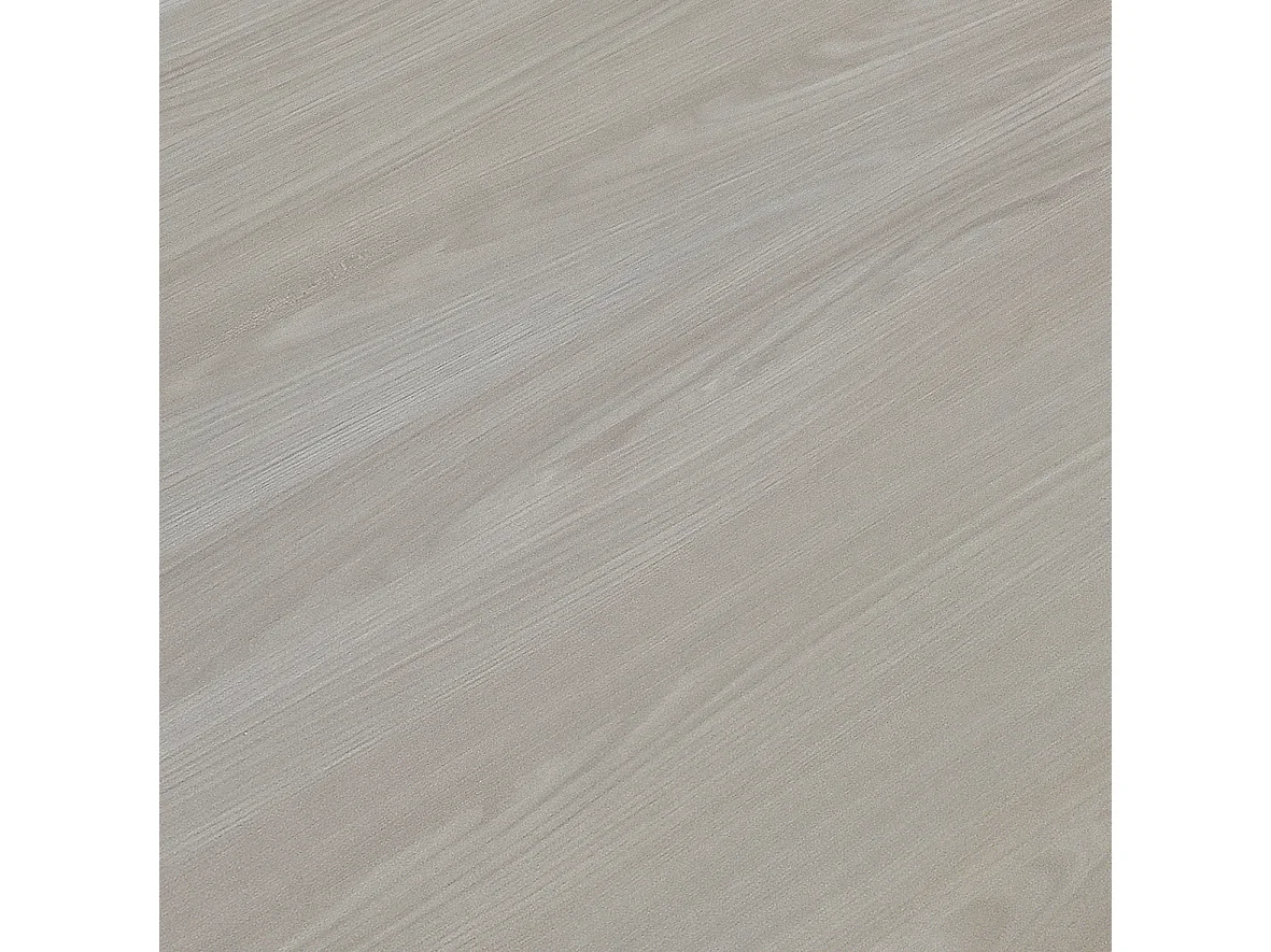 Tavolo in legno, finitura olmo perla, base bianca, allungabile 140x90 - FORTE DEI MARMI